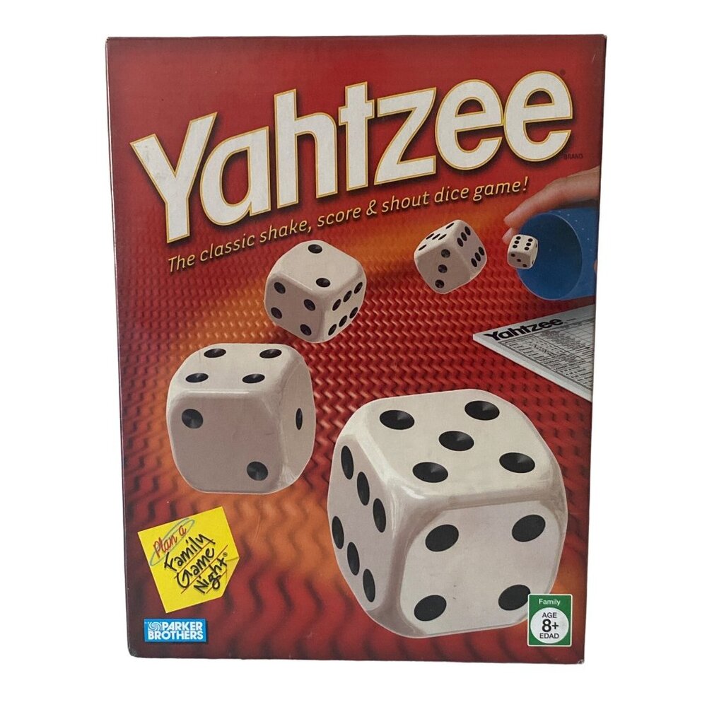 Yahtzee Game Hasbro Milton Bradley Parker Bros 2005 Brand New Factory Sealed